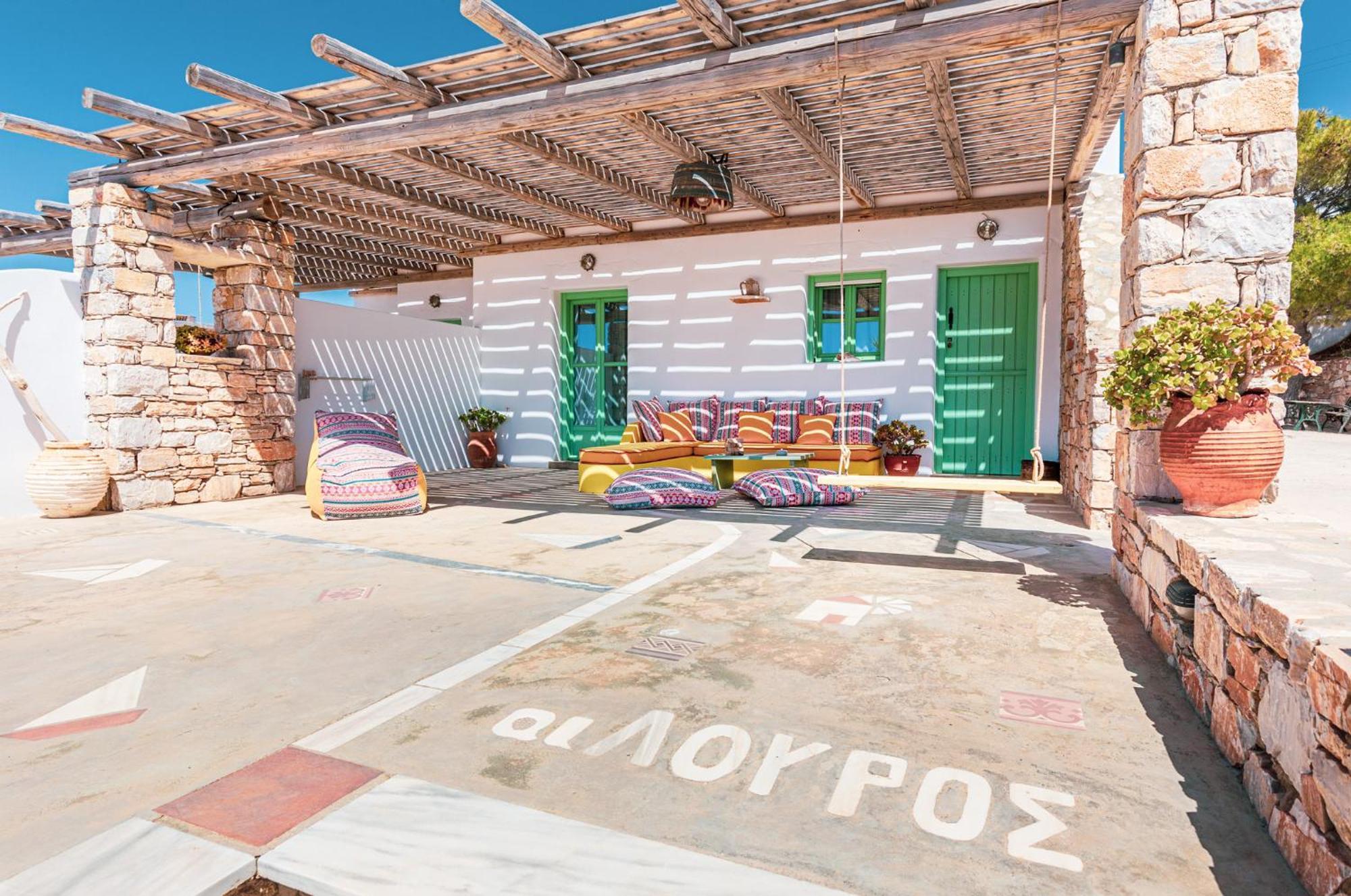 Ailouros Scenic Guest Houses Schoinoussa Bagian luar foto